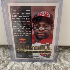 Jerry Rice Rookie Card 1995